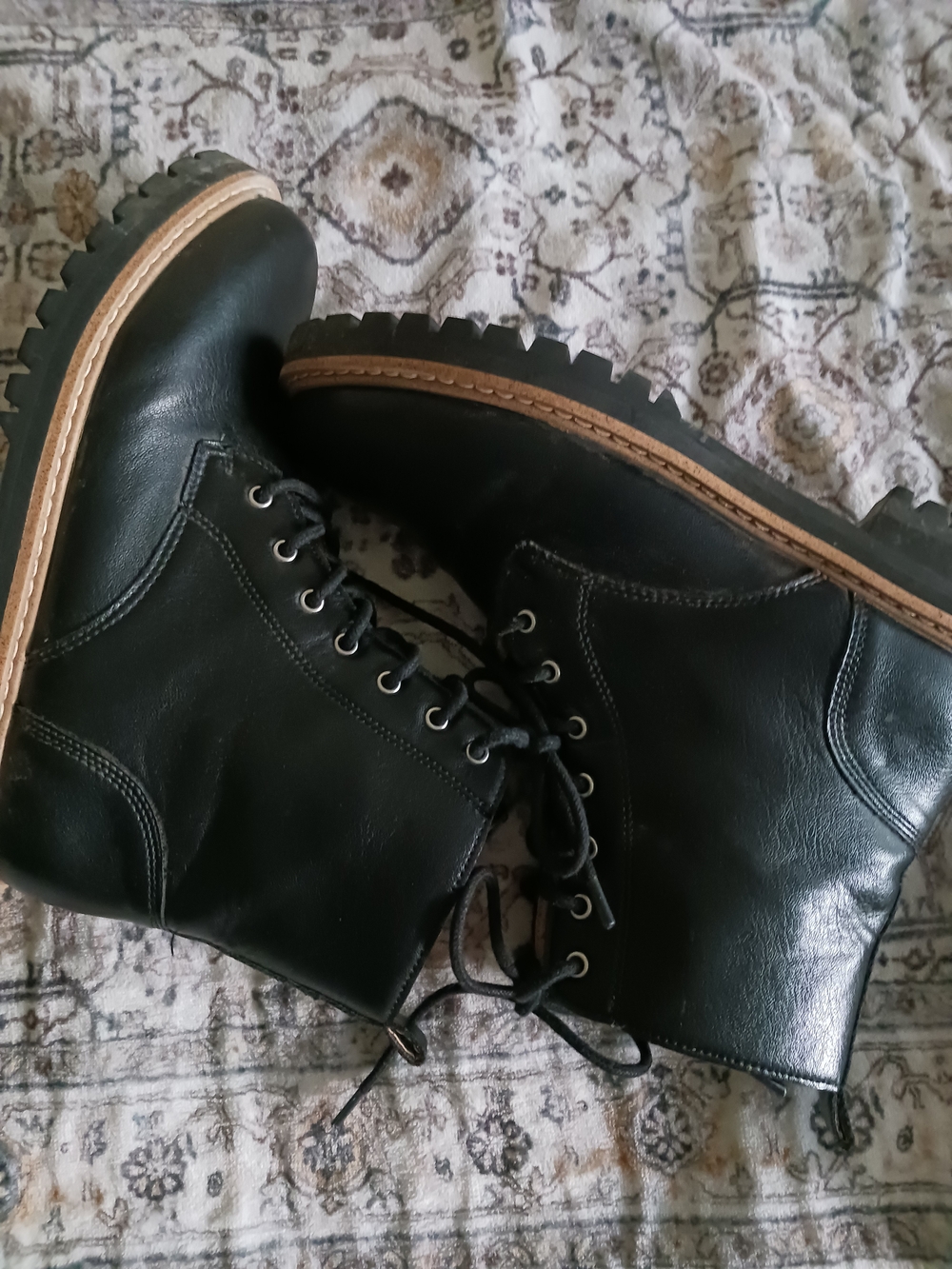 Vici Brycen Black Lace-Up Boots - Picture 5 of 11